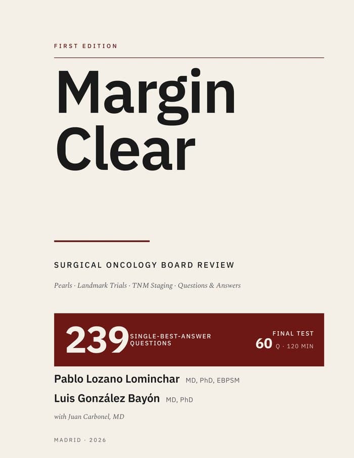 Margin Clear — Surgical Oncology Board Review, front cover